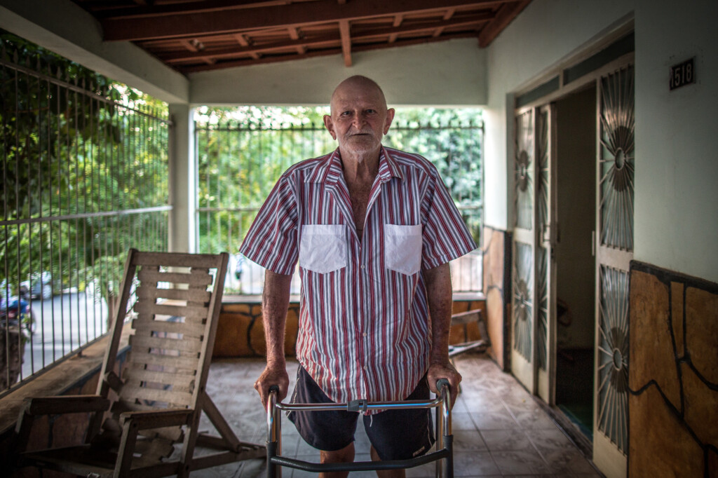 Aberson Donato Rodrigues Rocha, de 68 anos, ex-funcionário da mineradora Sama, onde trabalhou por 12 anos.