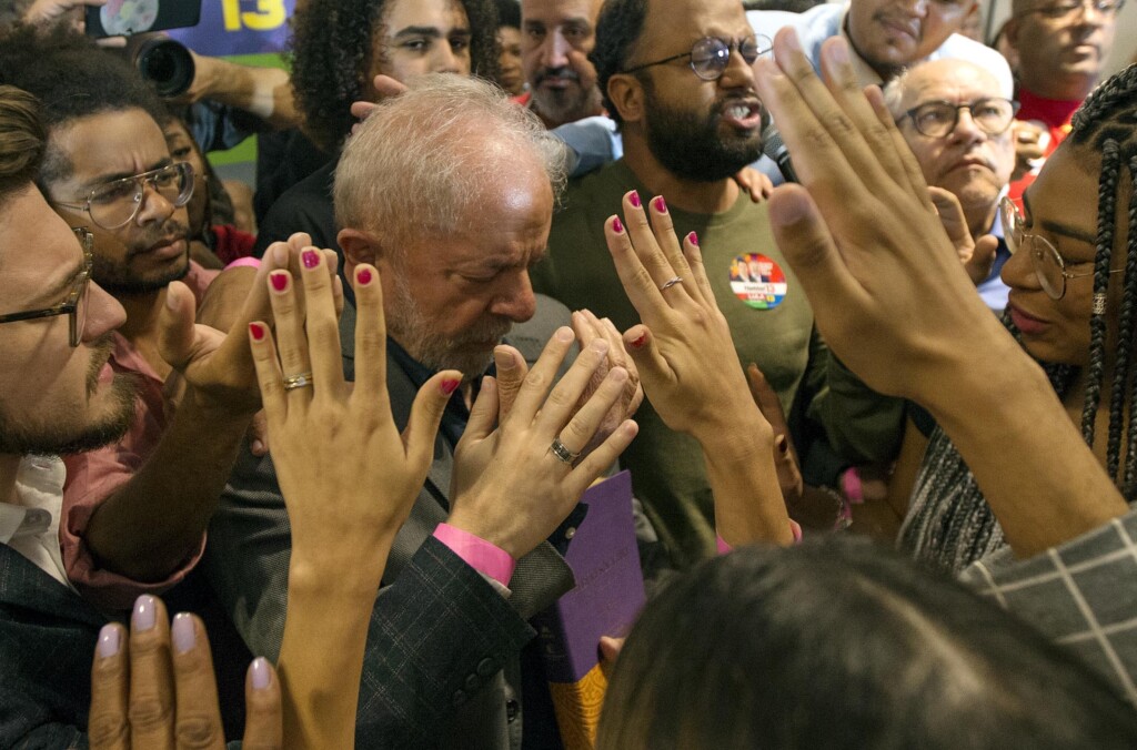 São Paulo, SP - 19.10.2022. Lula se reúne com evangélicos.  (Foto Marlene Bergamo/Folhapress)