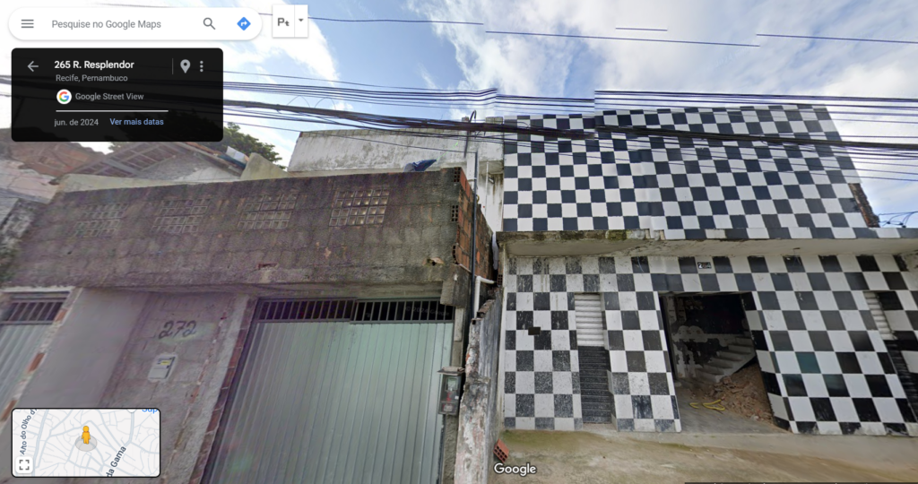 Imagem do Google Maps de junho de 2024.