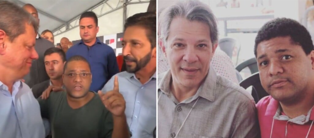 Isaac: agora com Nunes e Tarcísio, antes com Fernando Haddad (Crédito: Reprodução)