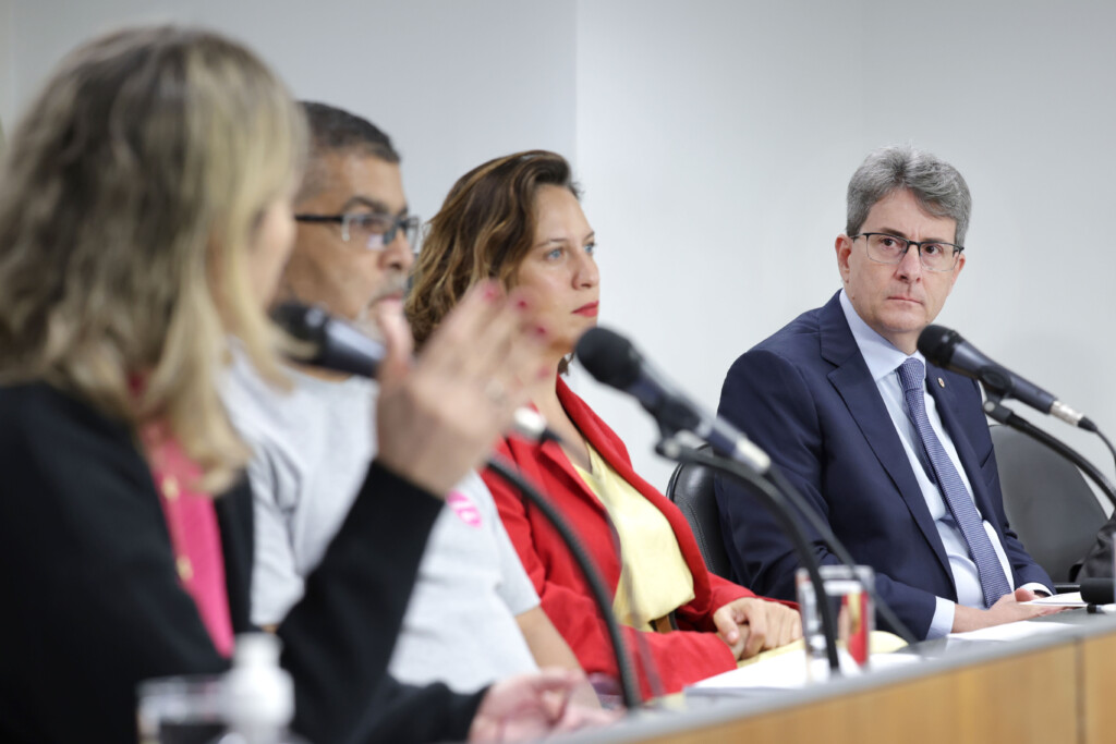 Advogado-geral do estado de Minas Gerais, Sérgio Pessoa de Paula Castro prometeu durante audiência que pensão será paga à filha de Thainara nos próximos dias (Foto: Daniel Protzner/ALMG)