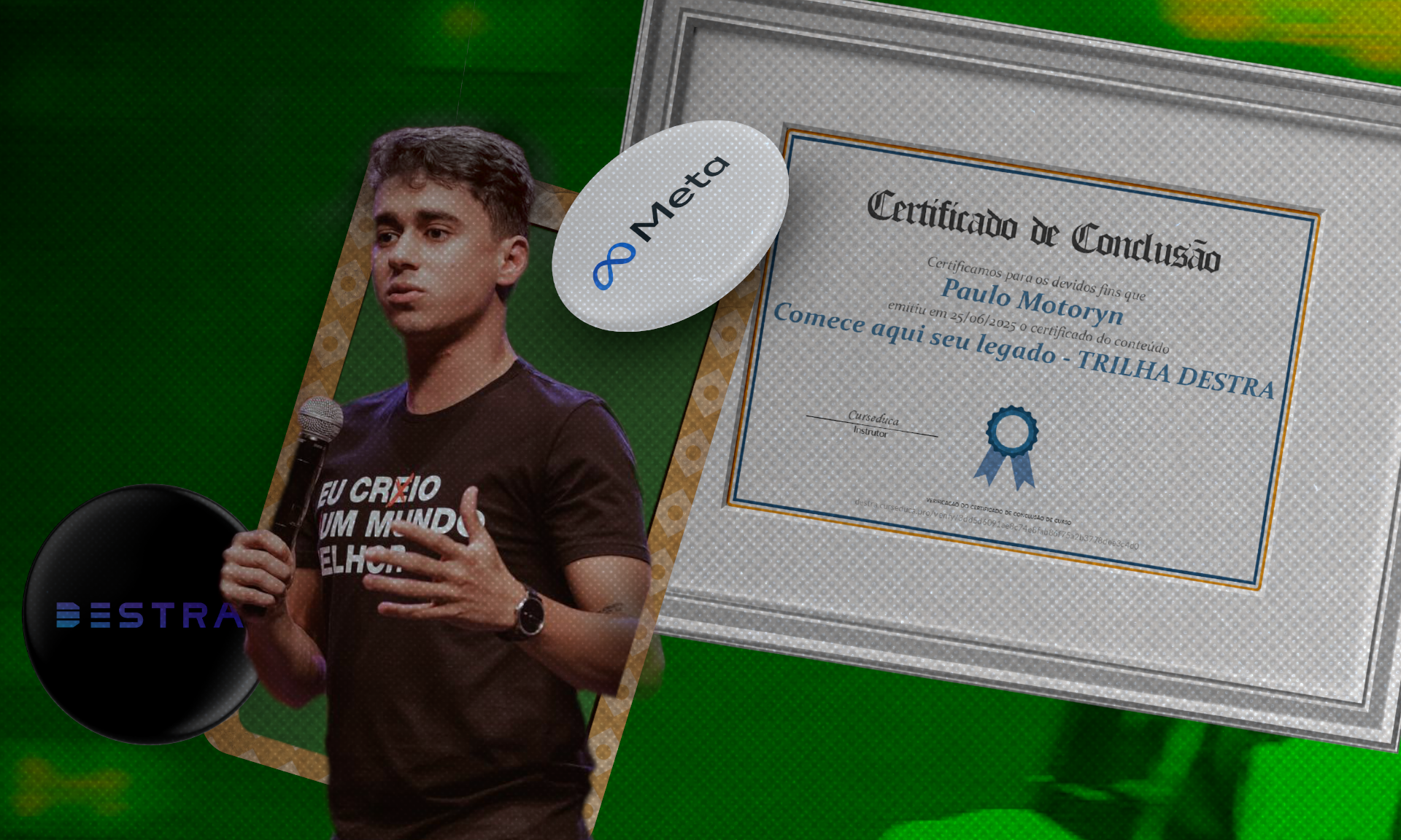 Empresa de Nikolas gasta R$ 750 mil na Meta para convocar cristãos para guerra