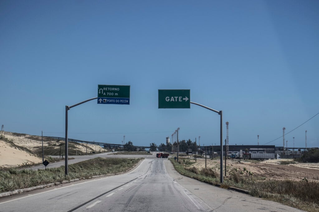 Complexo industrial e portuário do Pecém, o Cipp, é onde a Casa dos Ventos e o TikTok pretendem instalar um data center (Foto Iago Barreto Soares/Intercept)
