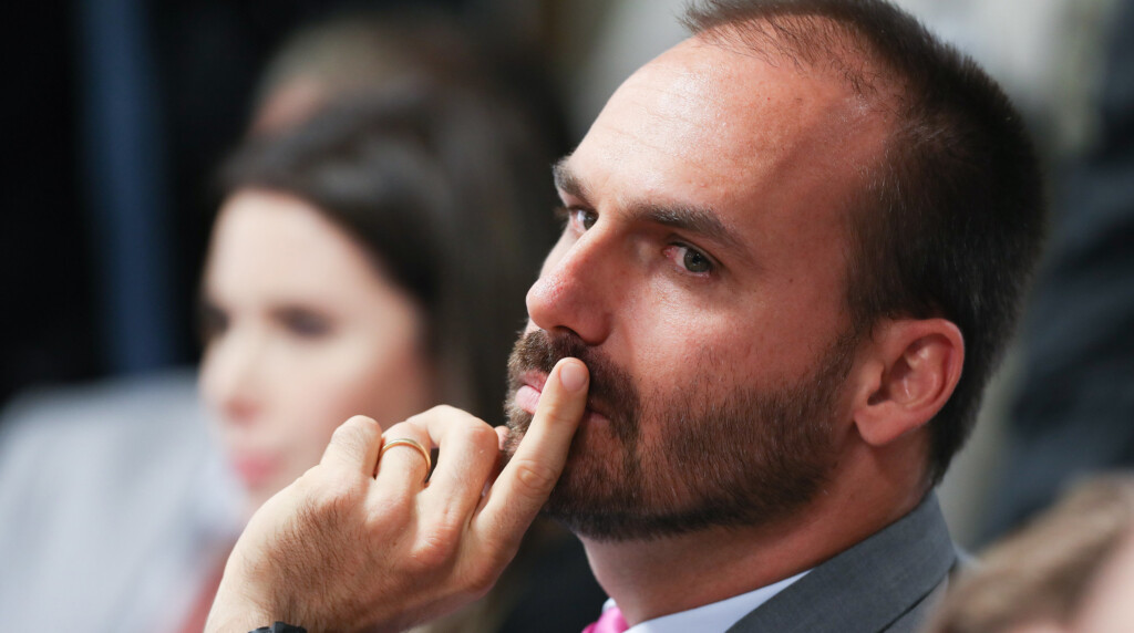 Deputado federal Eduardo Bolsonaro, do PL de São Paulo, está nos EUA desde fevereiro (Foto: Lula Marques/Fotos Públicas)