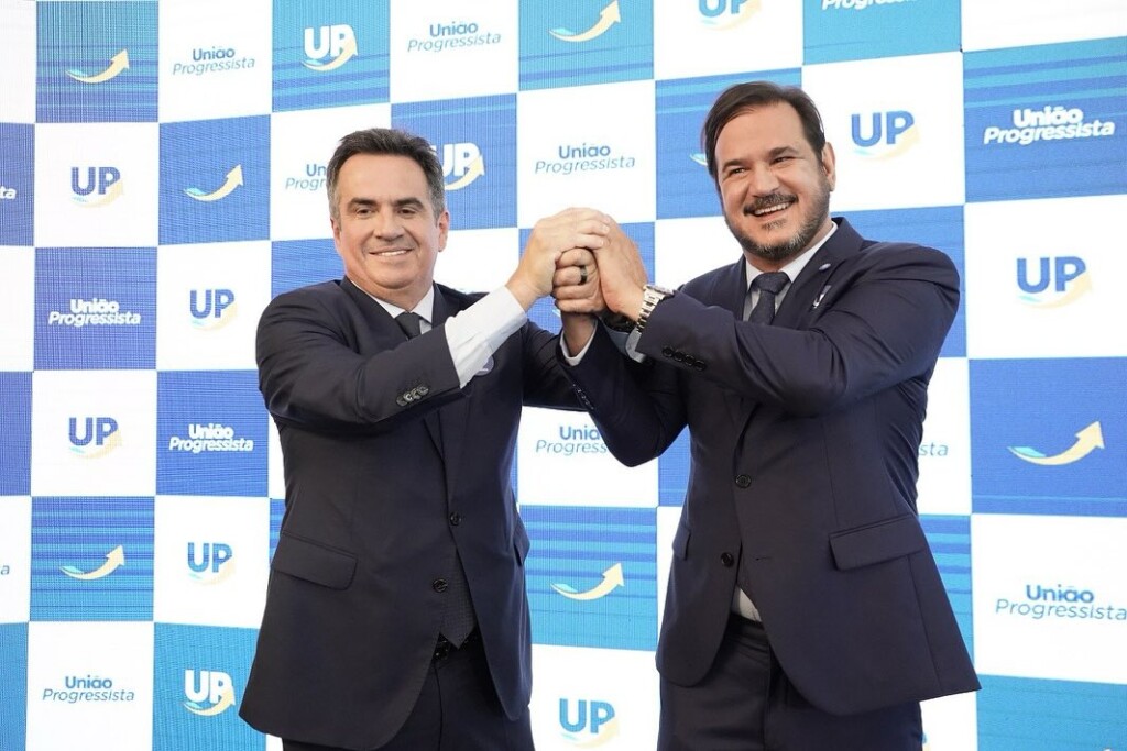 Ciro Nogueira, presidente do PP, e Antônio Rueda, presidente do União Brasil, formalizaram recentemente a criação da Federação União Progressista (Foto: PP/Reprodução)