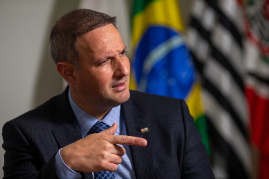 Guilherme Derrite, deputado federal pelo PP, é o relator do PL Antifacção na Câmara (Foto: Danilo Verpa/Folhapress)