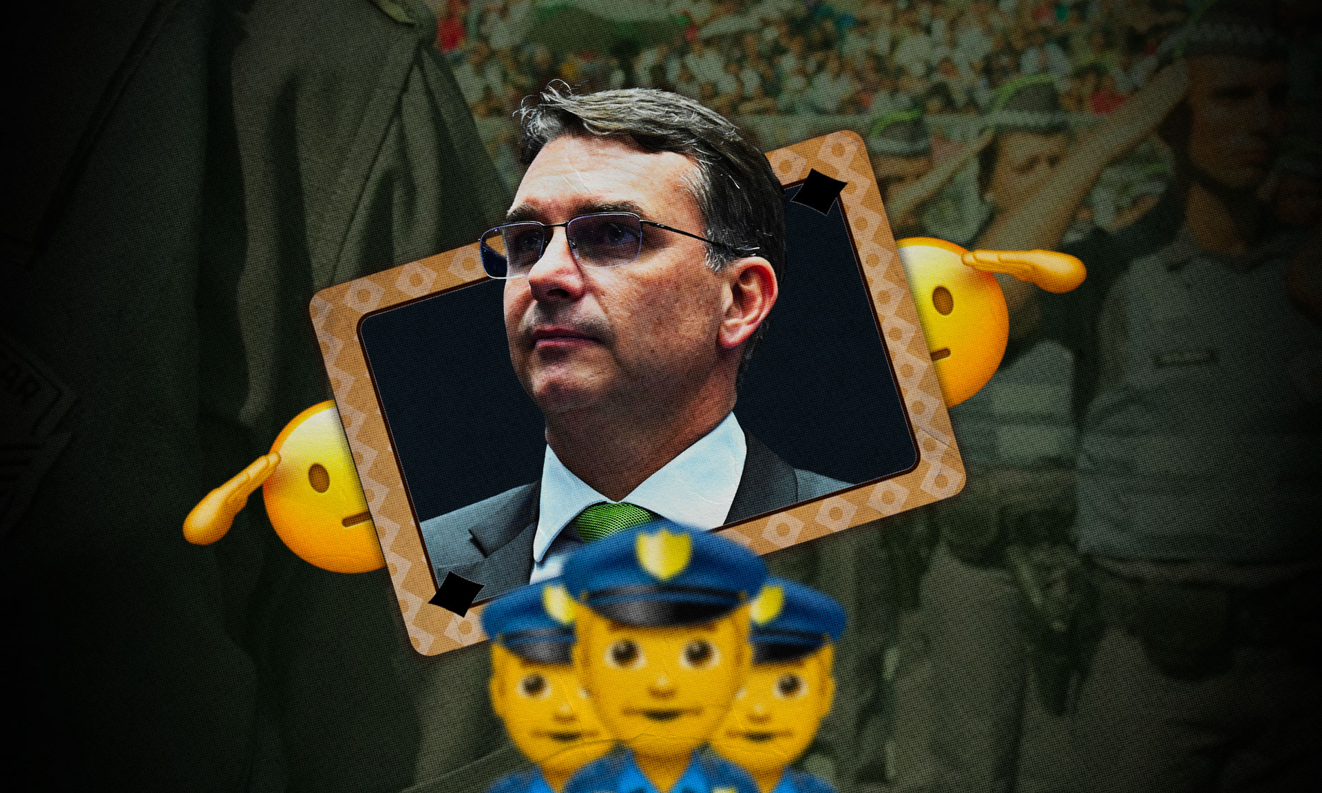 Análise: Flávio Bolsonaro quer fazer das PM’s sua base armada nas ruas
