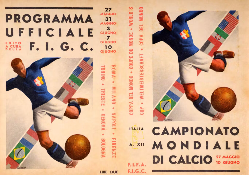 Cartaz da Copa do Mundo de 1943 (Crédito: Divulgação Fifa)